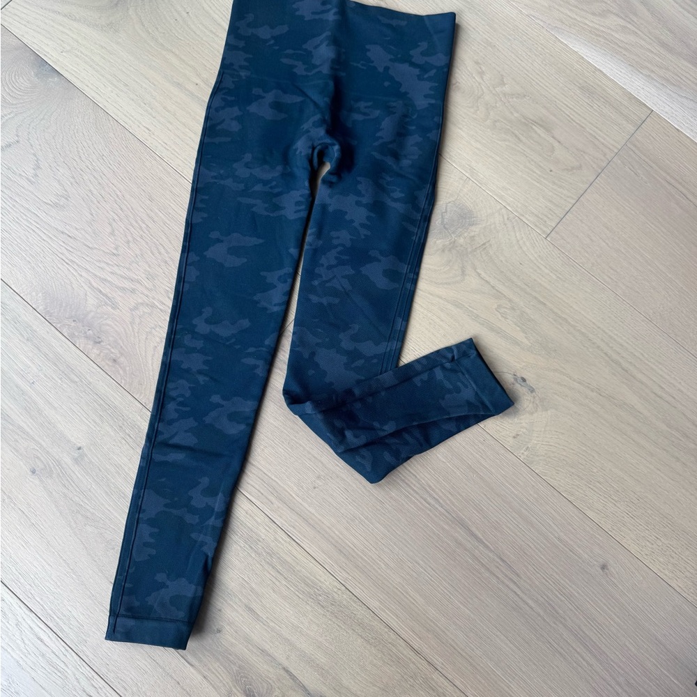 Spanx Black Camouflage Leggings